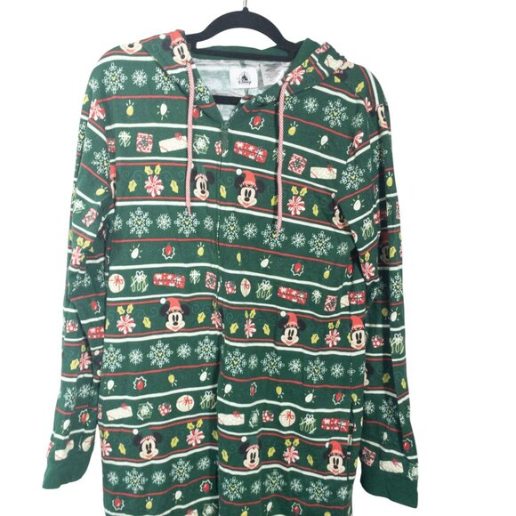 Mickey Mouse Icon Holiday One-Piece Pajama for Adults
SZ M Green Christmas zip - Picture 5 of 9